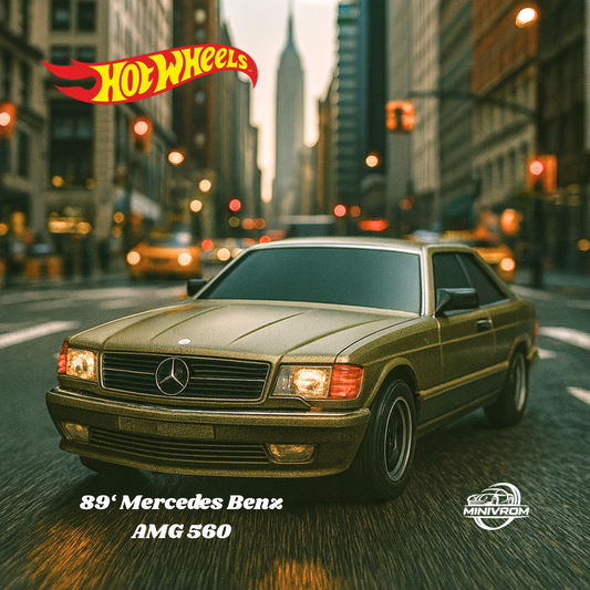 Original Hot Wheels 89 Model Mercedes Benz AMG 560