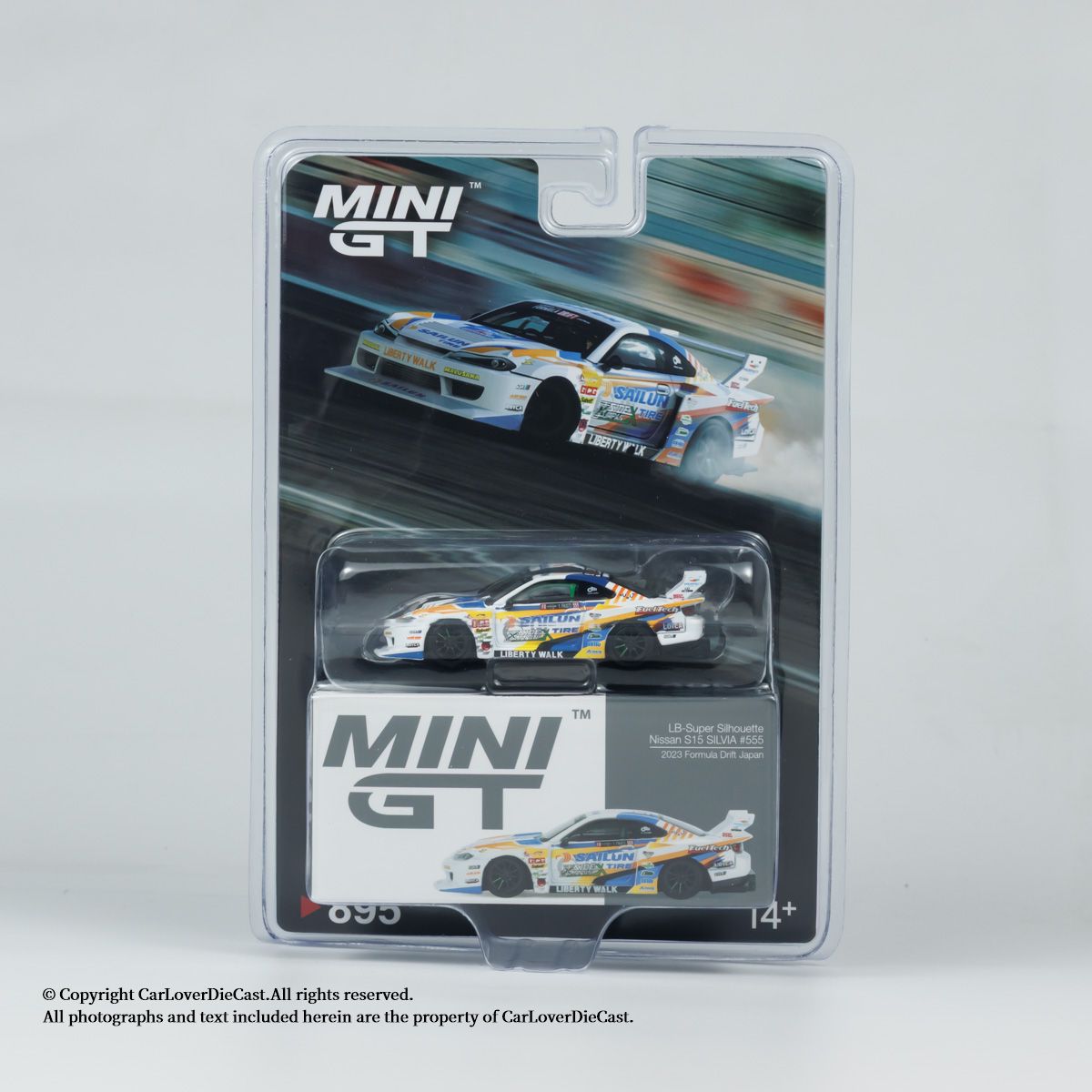 1:64 Original Mini GT Diecast Limited Edition Nissan LB-Super Silhouette S15 SILVIA Model