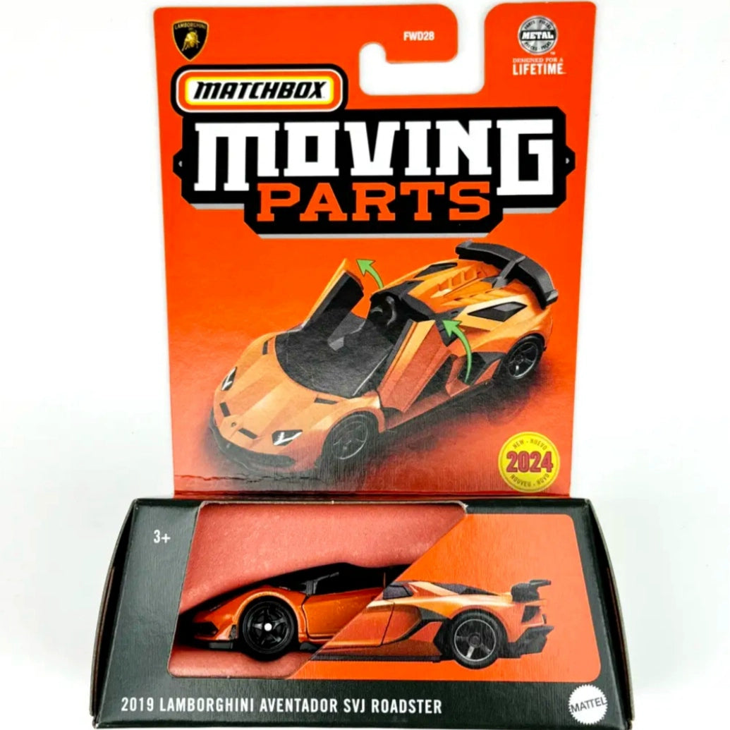 Original Moving Parts Matchbox Lamborghini Aventador orange