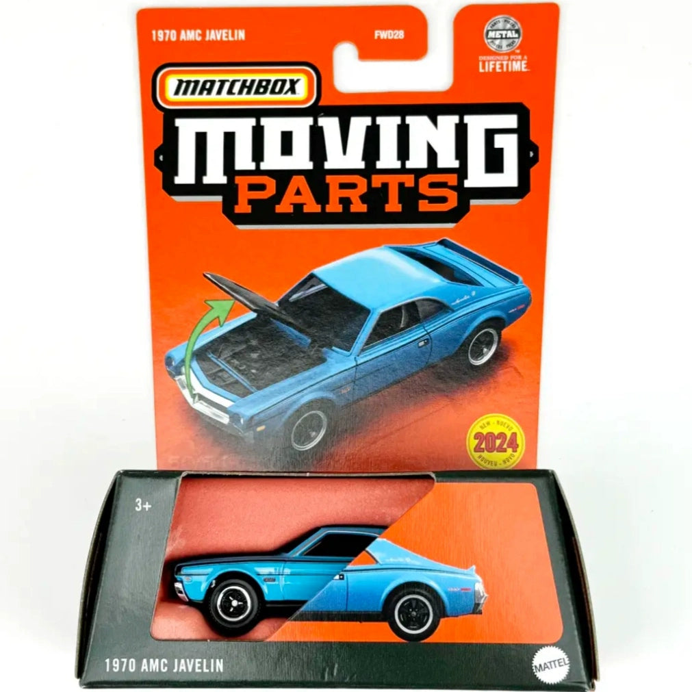 Original Moving Parts Matchbox AMC sports car blue