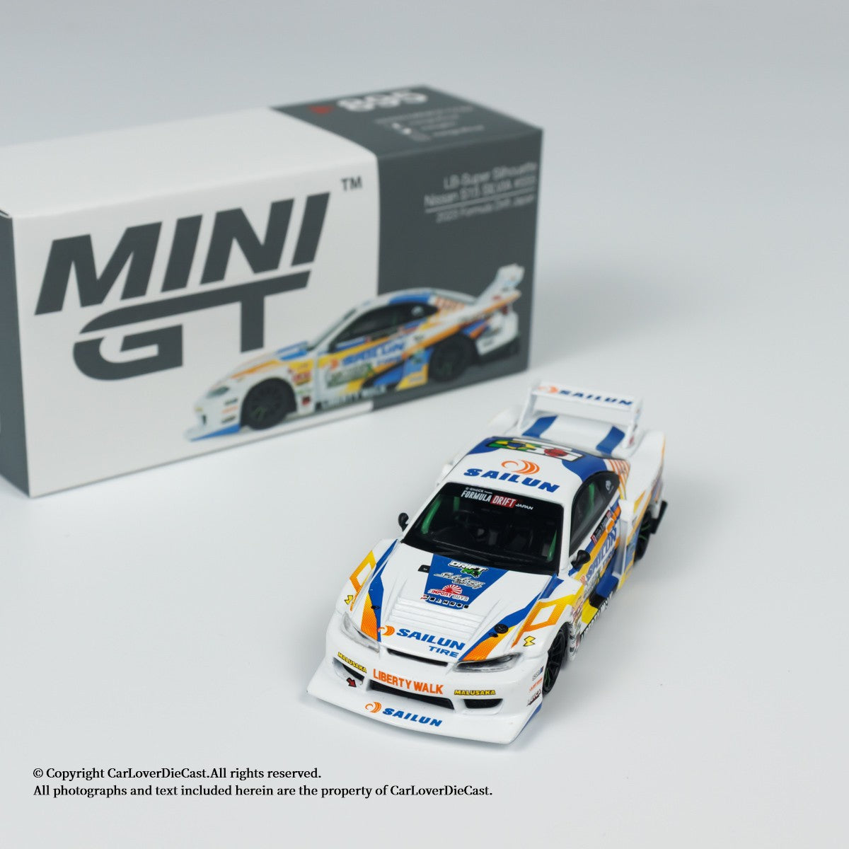 1:64 Original Mini GT Diecast Nissan LB-Super Silhouette S15 Silvia Model
