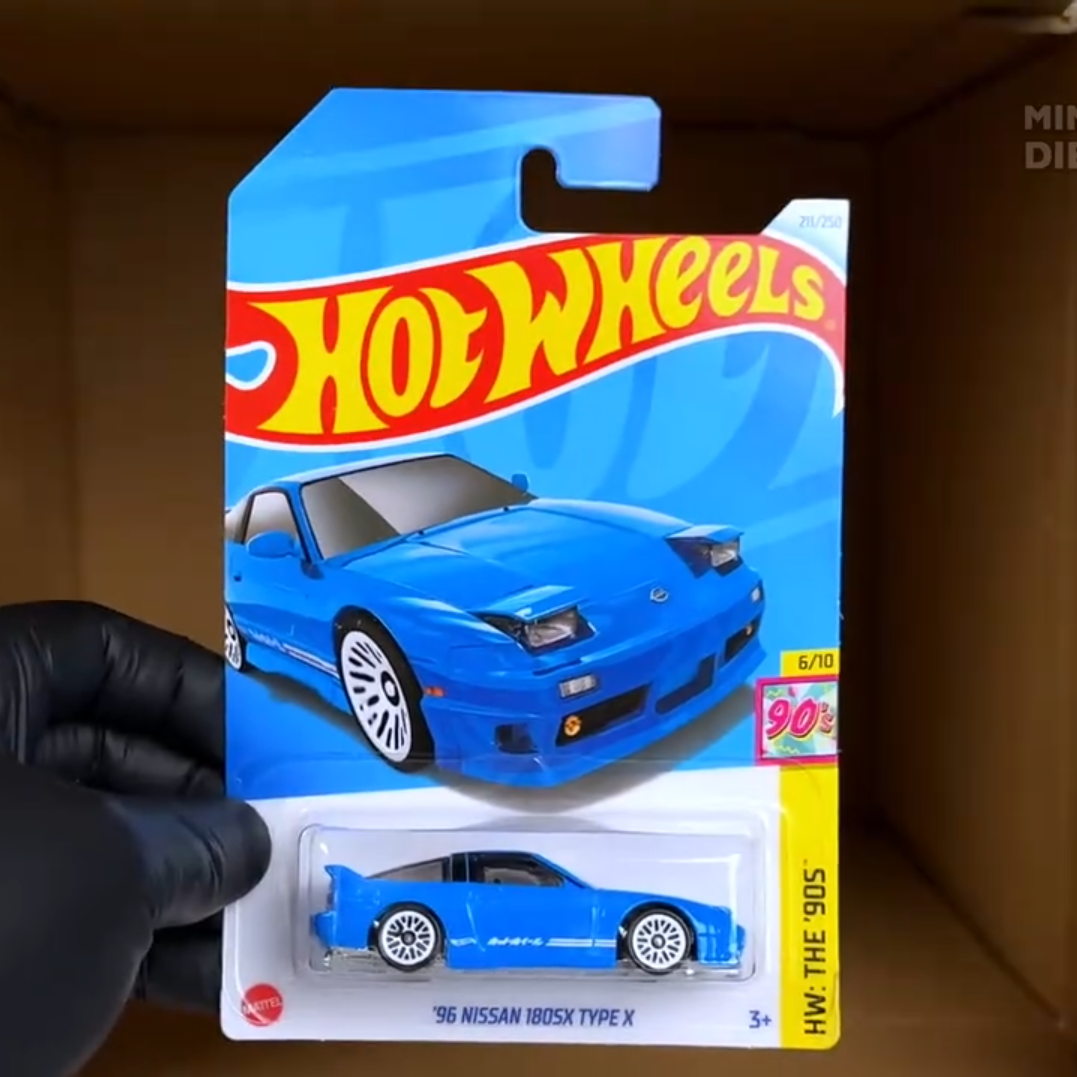 Original Hot Wheels 96 Nissan 180SX Type X Blue