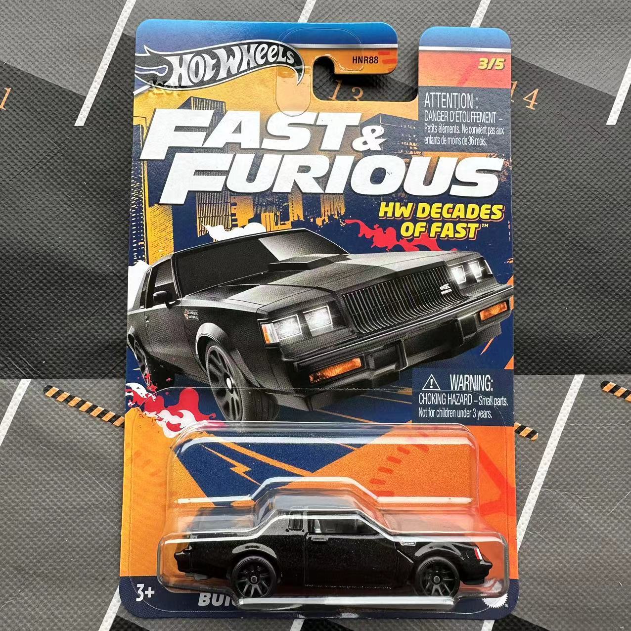 Original Hot Wheels Buick Grand National Fast and Furious Edition