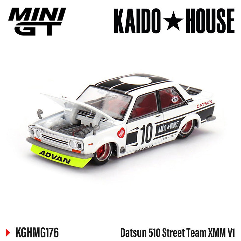1:64 Original Mini GT x Kaido House Diecast Datsun 510 Model