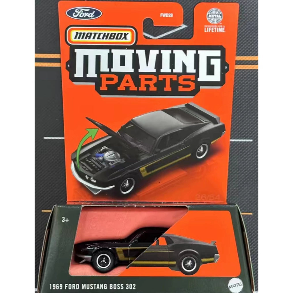 Original Moving Parts Matchbox Ford Mustang 302