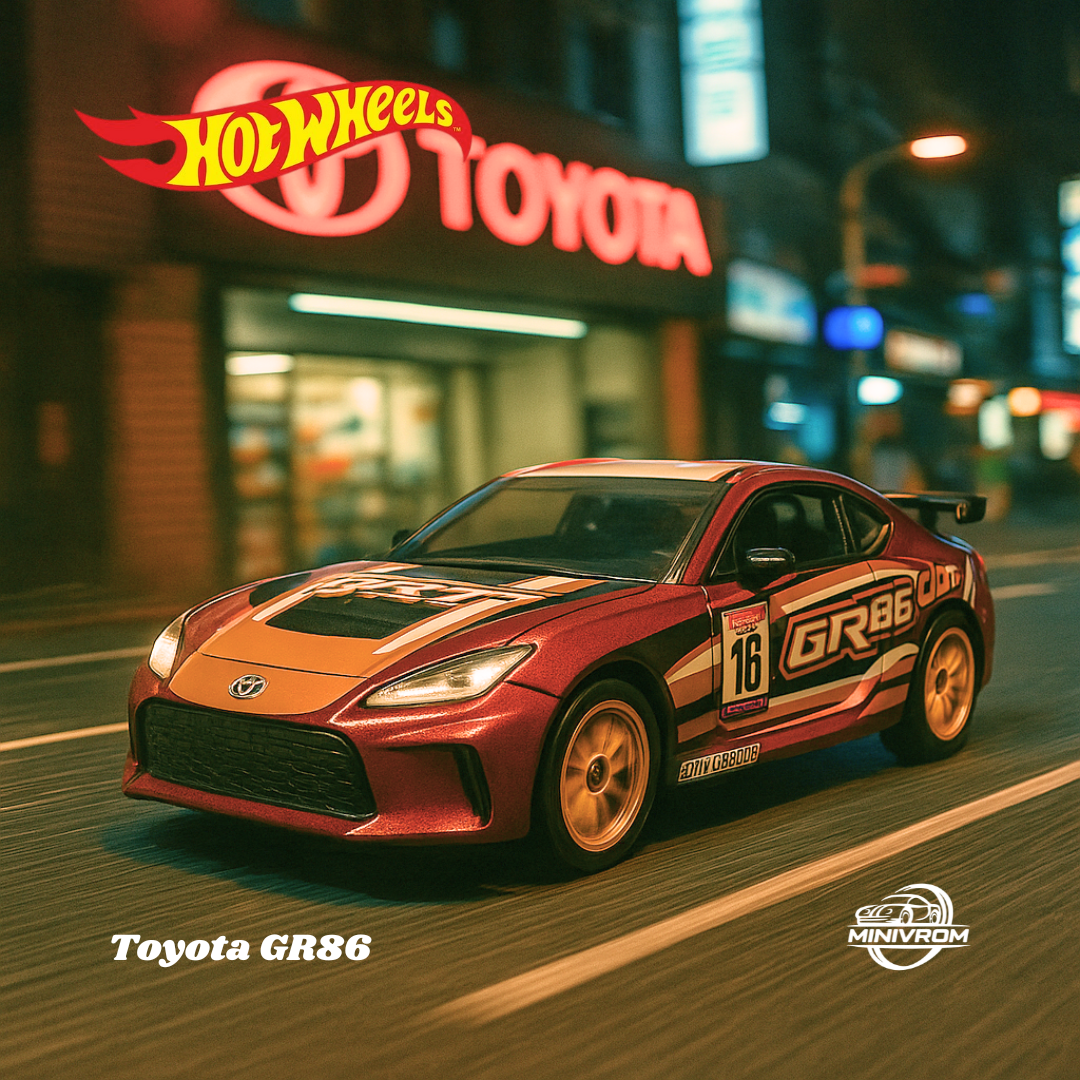 Original Hot Wheels Racing Compact King Toyota GR86 Cup Model