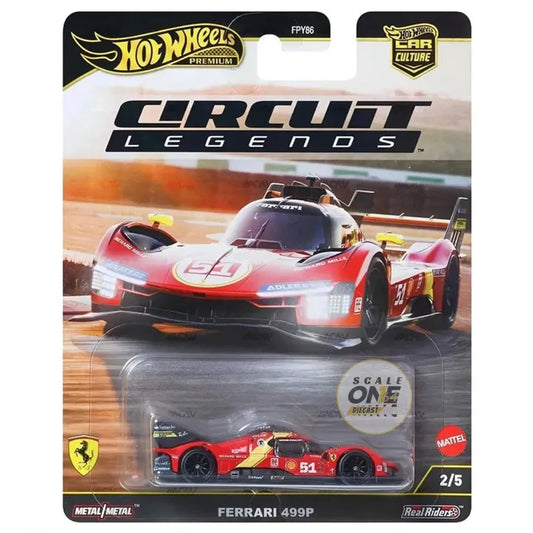 Premium Edition Hot Wheels Car Culture Circuit Legends Ferrari 499P
