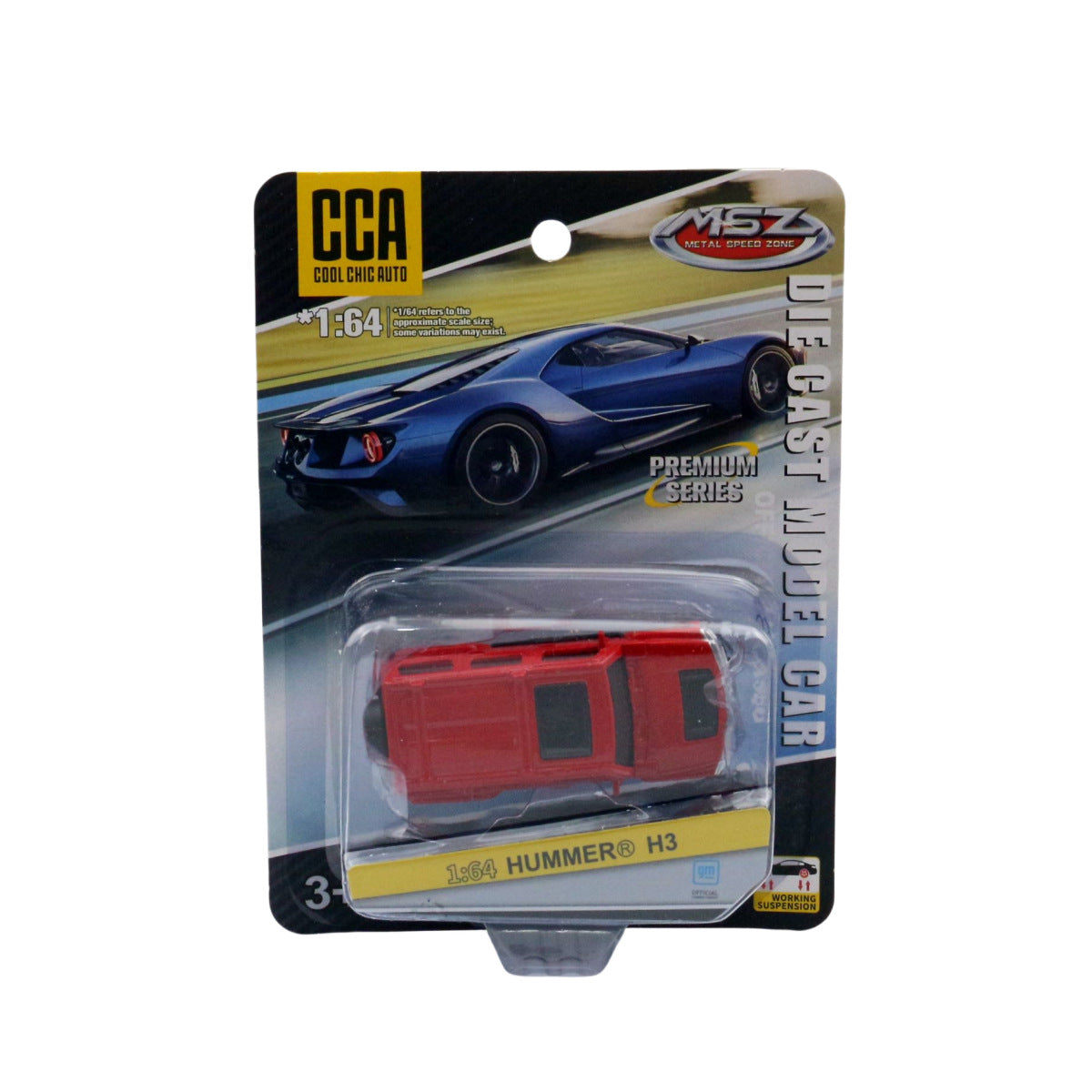 Original CCA Diecast Toy Car Model Hammer H3