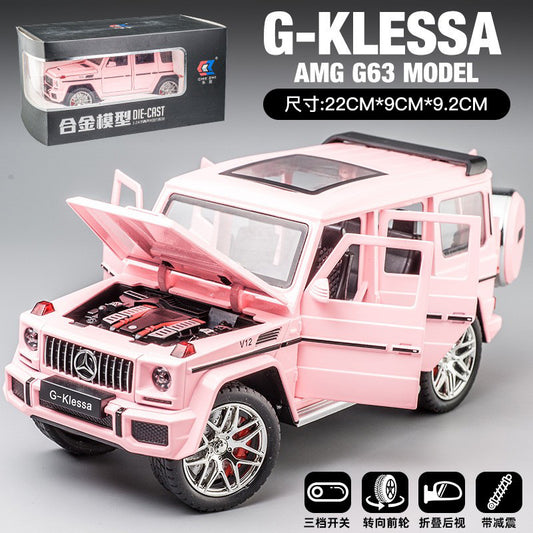 1:24 Alloy Car Model Mercedes-Benz Pink G63 AMG