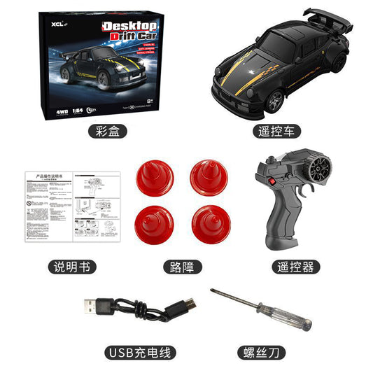 1:64 Drift Mini RC Car Model Black