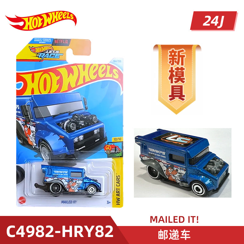 Original Hot Wheels Mailing Art Van Model