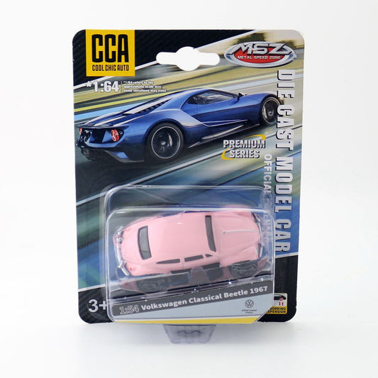 Original CCA Diecast Toy Car Model Volkswagen Classic Beetle-Pink