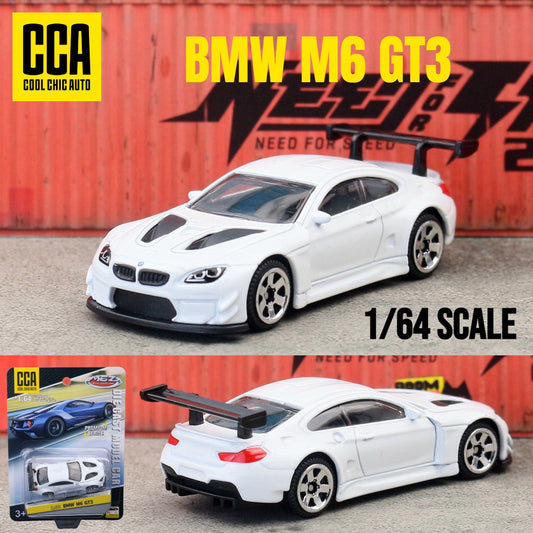 Original CCA Diecast Toy Car Model BMW M6 GT3-White