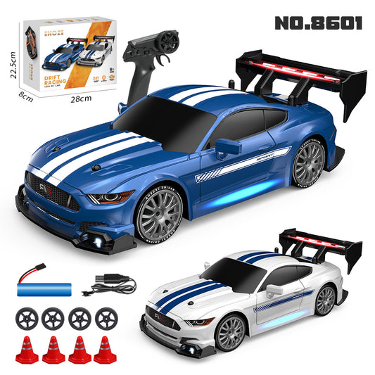 1:24 small Blue Mustang model RC Cars