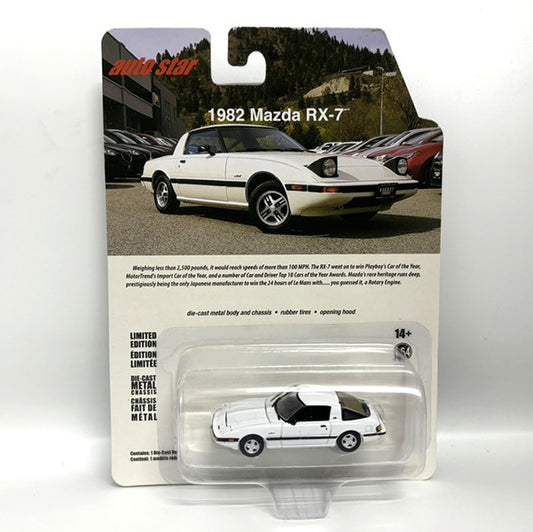 Original Auto World 1:64 Diecast Toy Car Model Mazda rX7