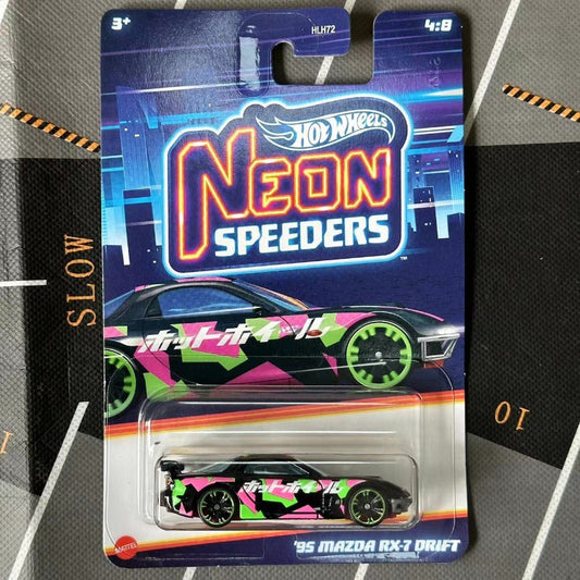 Hot Wheels Neon Edition 95 Mazda RX7 Drift