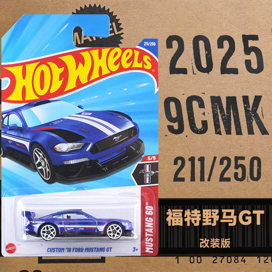 Original Hot Wheels Custom 18 Ford Mustang GT