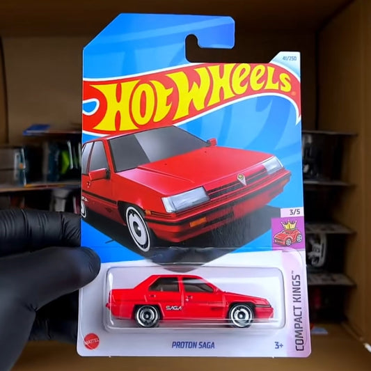 Original Hot Wheels Compact King Red Proton Saga