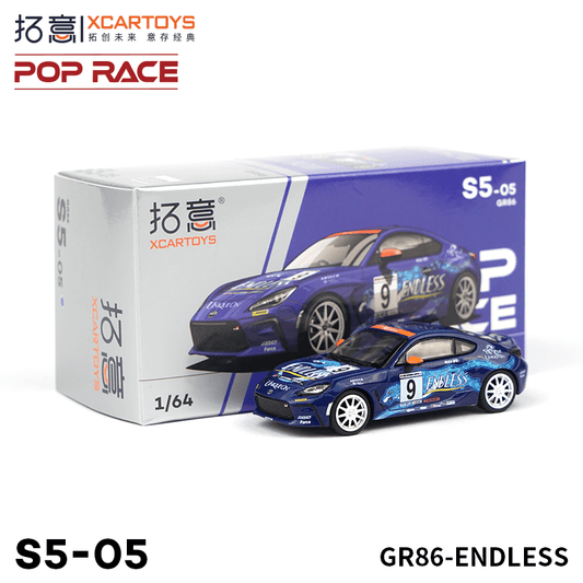 POPRACE 1:64 Diecast Toy Car Model Toyota GR86
