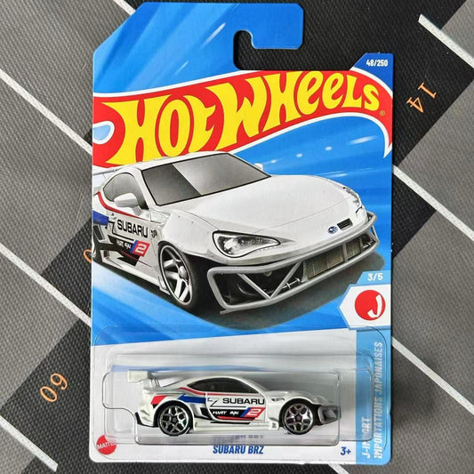 Original Hot Wheels JDM White Subaro BRZ Alloy Car