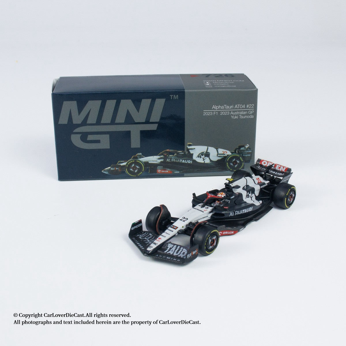 1:64 Original Mini GT Diecast AlphaTauri AT04 Model