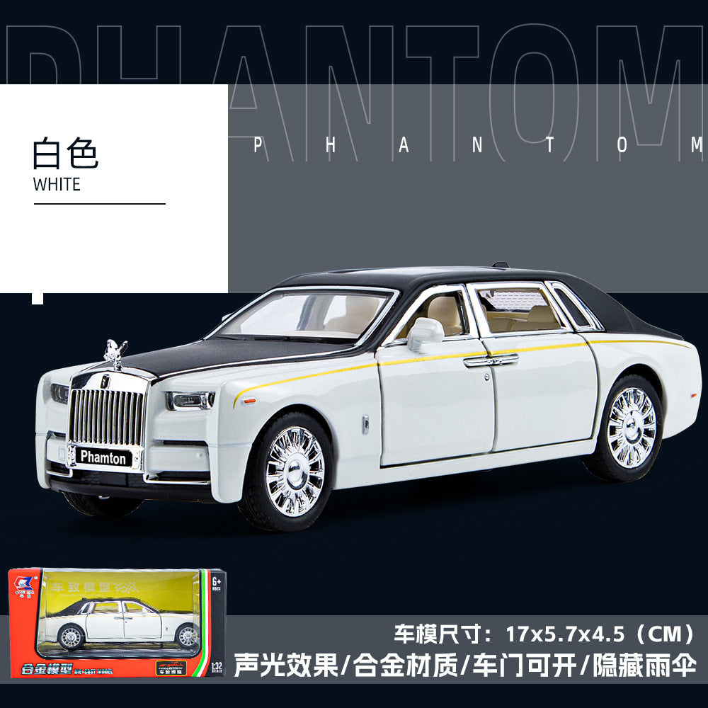 1:32 Alloy Car Model White Rolls-Royce Phantom