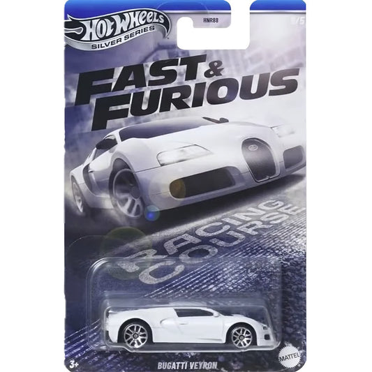 Original Hot Wheels Silver Series White Bugatti Veyron
