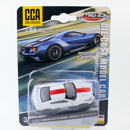 Original CCA Diecast Toy Car Model Nissan GTR35-white
