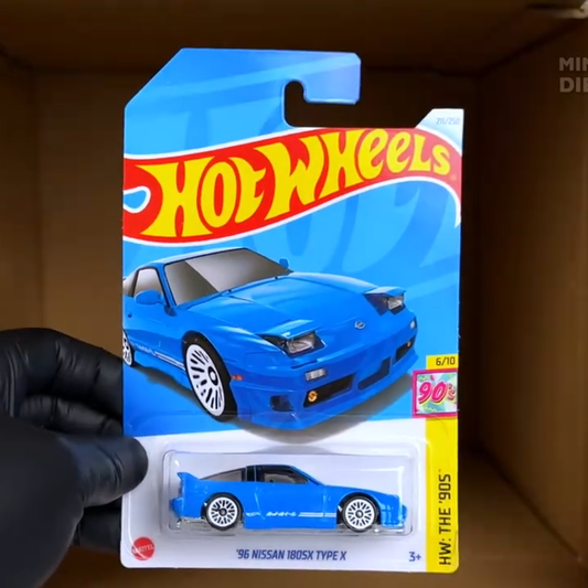 Original Hot Wheels 96 Nissan 180SX Type X Blue