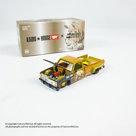 1:64 Original Kaido House x Mini GT x Mizu Diecast Chevrolet Silverado Model
