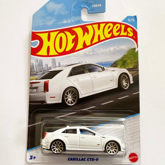 Original Hot Wheels Cadillac CTS-V White Car Model
