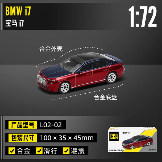 Original CCA Diecast Toy Car Model BMW i7
