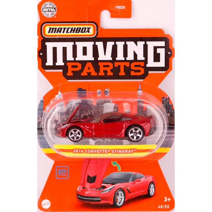 Original Moving Parts Matchbox Corvette Stingray Red