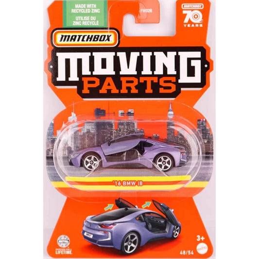 Original Moving Parts Matchbox BMW I8 Purple