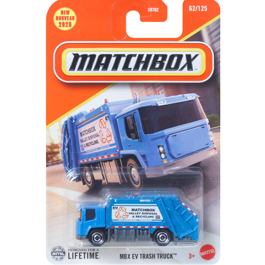 Mattel Original Matchbox MBX EV Trash Truck