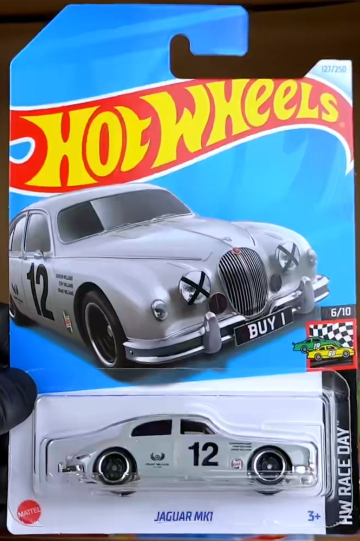 Original Hot Wheels Ash Color Jaguar MK1 Racer