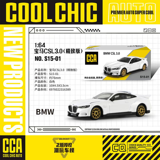 Original CCA Diecast Toy Car Model BMW 3.0 CSL