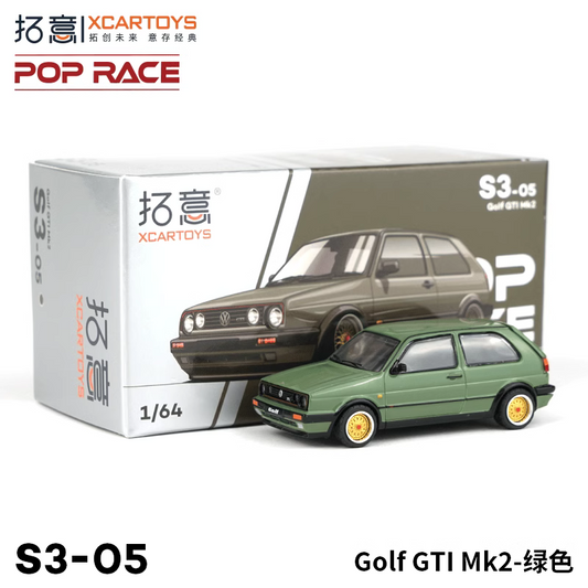 POPRACE 1:64 Diecast Toy Car Model Volkswagon Golf