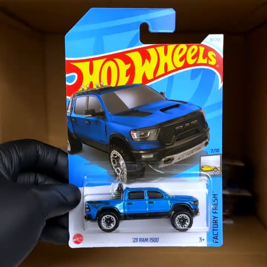 Original Hot Wheels 23 Blue Dodge RAM 1500 Truck
