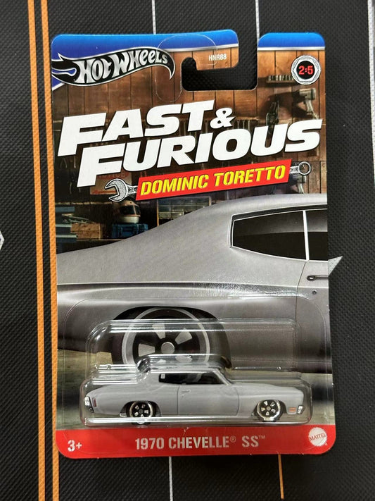 Original Hot Wheels Fast and Furious Dominic Toretto 70 Chevelle SS Model