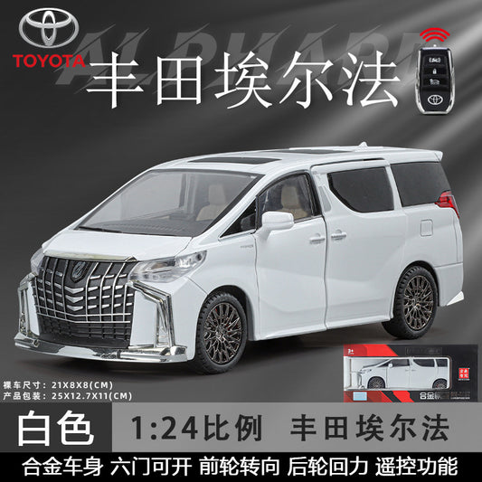 1:24 Alloy Car Model WhiteToyota Alphard
