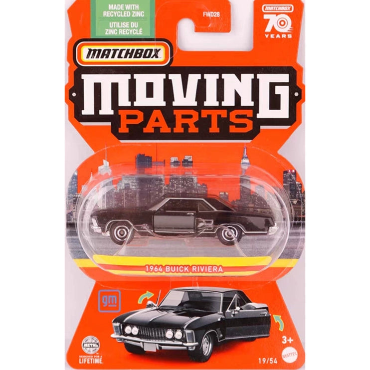 Original Moving Parts Matchbox Buick Riviera Black