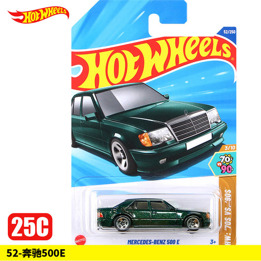 Original Hot Wheels Glossy Green Mercedes Benz 500E