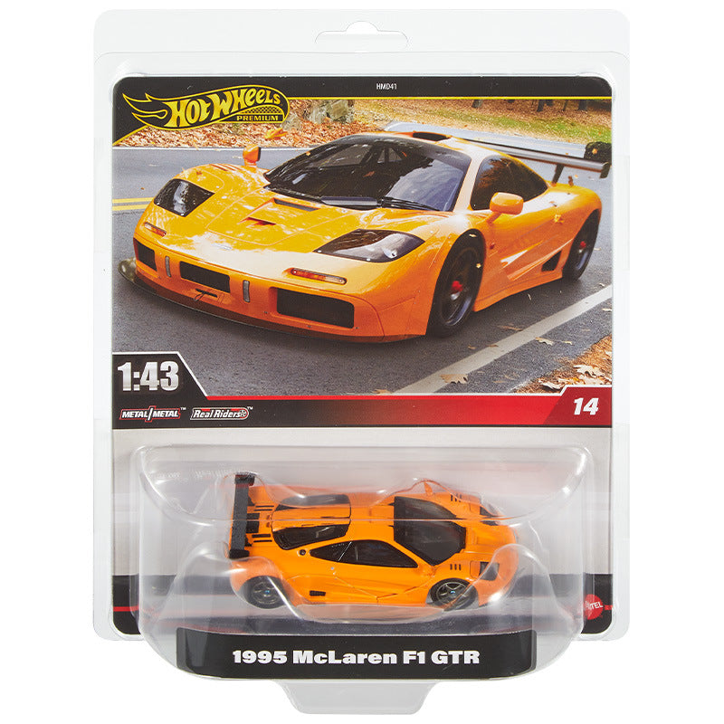 Premium Edition Hot Wheels Real Riders 1995 McLaren F1 GTR