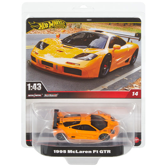 Premium Edition Hot Wheels Real Riders 1995 McLaren F1 GTR