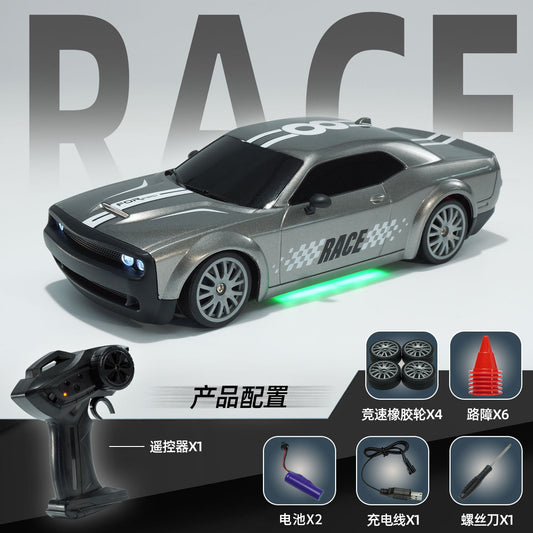 Four-wheel drive cool lighting racing stunt tail-drift remote control racing car