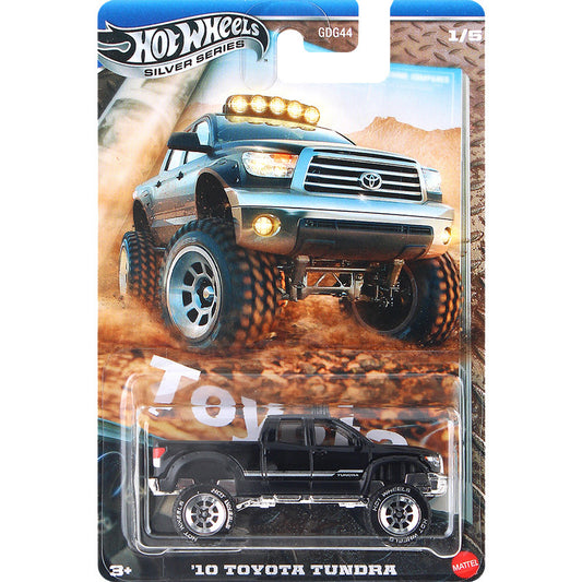 Original Hot Wheels Silver Series 2010 Black Toyota Tundra