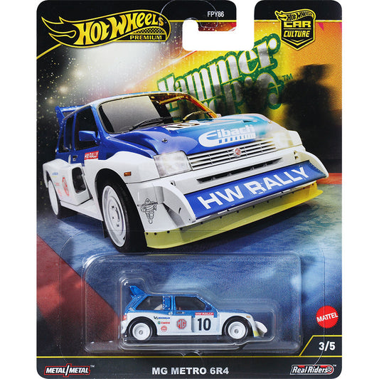 Premium Edition Hot Wheels Hammer Drop MG Metro 6R4