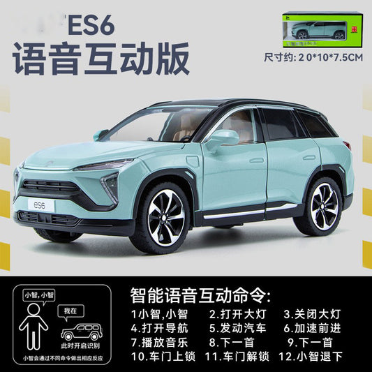 1:24 Alloy Car Model Mint NIO ES6 electric SUV