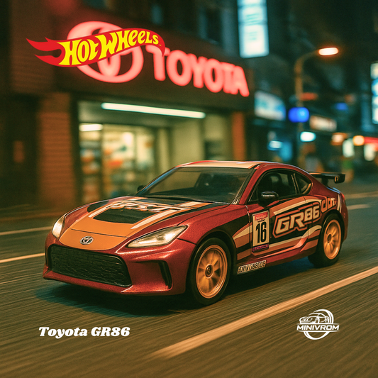 Original Hot Wheels Racing Compact King Toyota GR86 Cup Model
